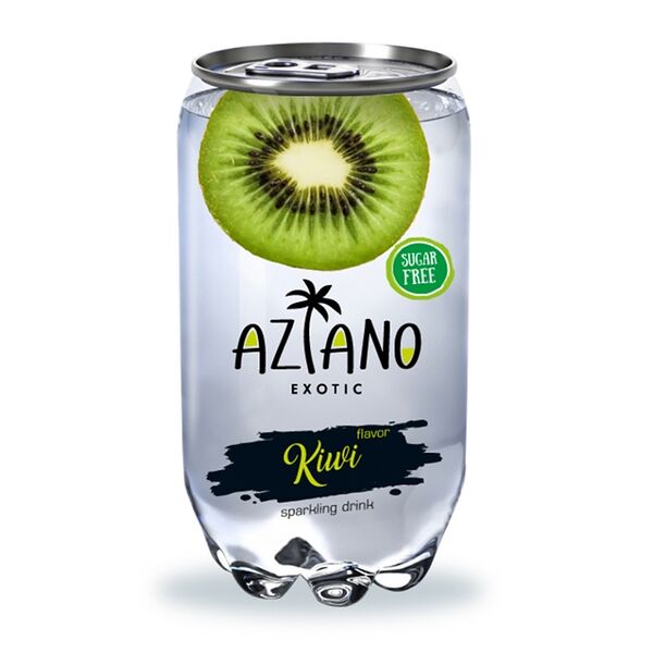 Напиток газированный Aziano Kiwi со вкусом киви  