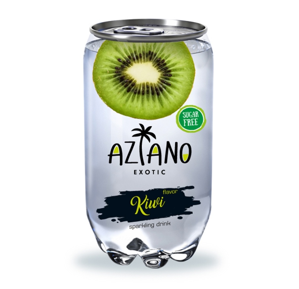 

Напиток газированный Aziano Kiwi со вкусом киви 350 мл