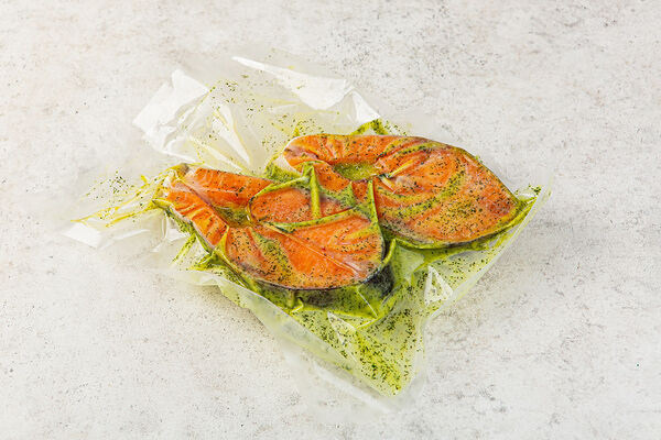 Форель стейк в сливочном соусе с травами зам., 450 г Продукт замороженный