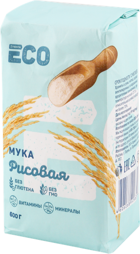 

Мука рисовая ЛЕНТА ECO безглютеновая