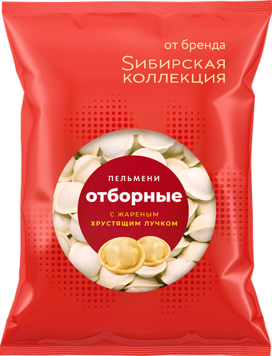 

Пельмени Сибирская коллекция Отборные с жареным хрустящим лучком 700 г