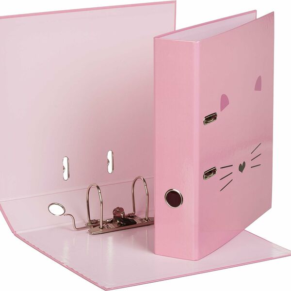 Папка-регистратор 75 мм №1School Kitty розовый