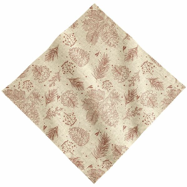 Салфетка сервировочная Guten Morgen Nordic Holiday рогожка, 40х40см