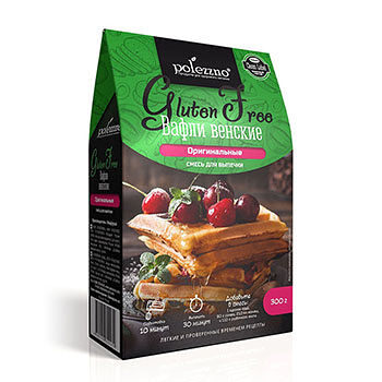 Смесь для выпечки Polezzno Вафли венские (без глютена)