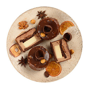 Пирожное «Ореховое с пралине» от шеф-кондитера