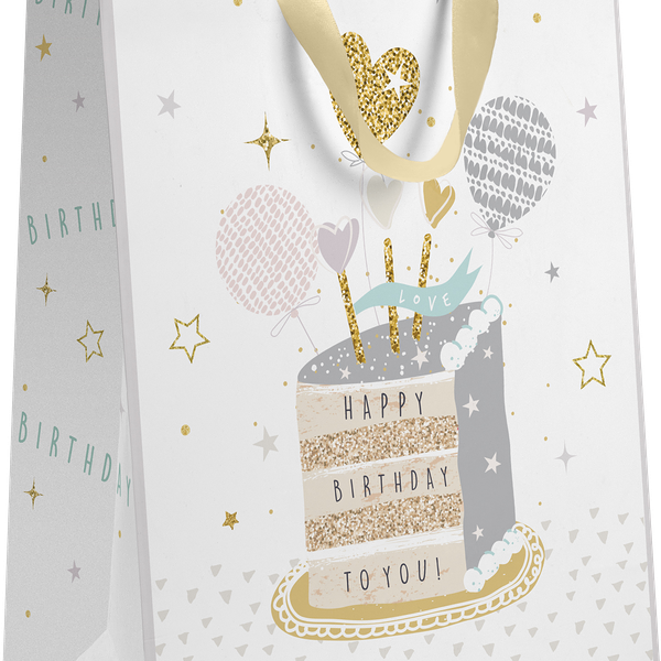 Пакет подарочный Пакетико V Вечеринка L 32.7*26.4*13.6 см