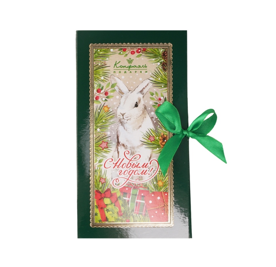 

Шоколад молочный Конфаэль Плитка малая «С Новым годом!» зеленая 60 г