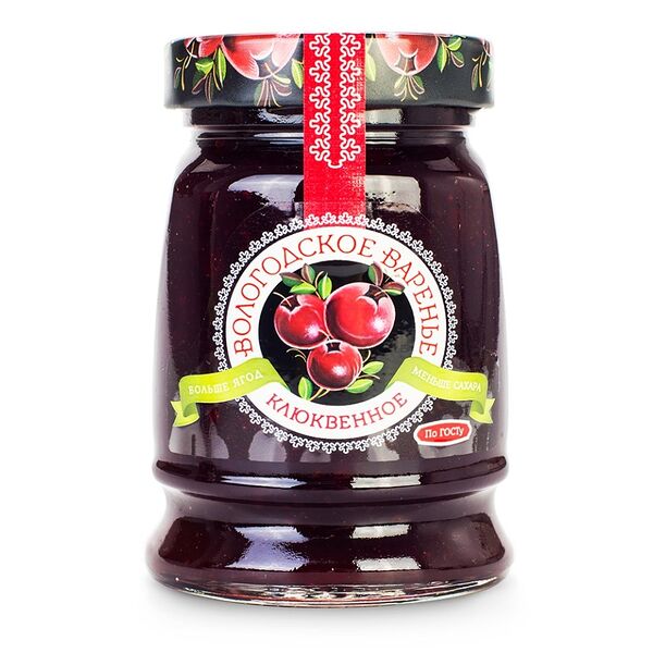 Варенье клюквенное домашнее ТМ Вологодское, 370г