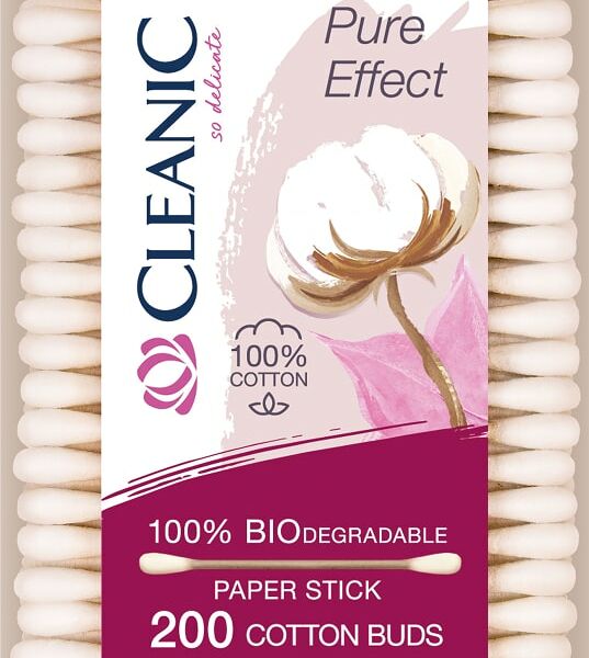 Ватные палочки Cleanic Pure Effect Гигиенические 200шт