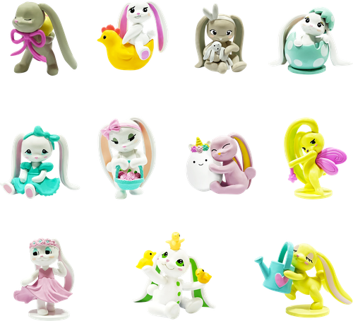 

Шоколадный шар Chupa Chups с игрушкой в ассортименте внутри Зайки Piglette 20 г