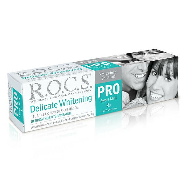 Зубная паста R.O.C.S Pro Sweet Mint 135 г отбеливающая