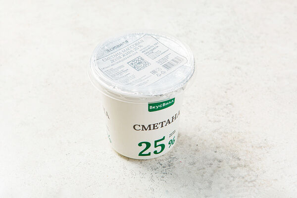 Сметана 25%