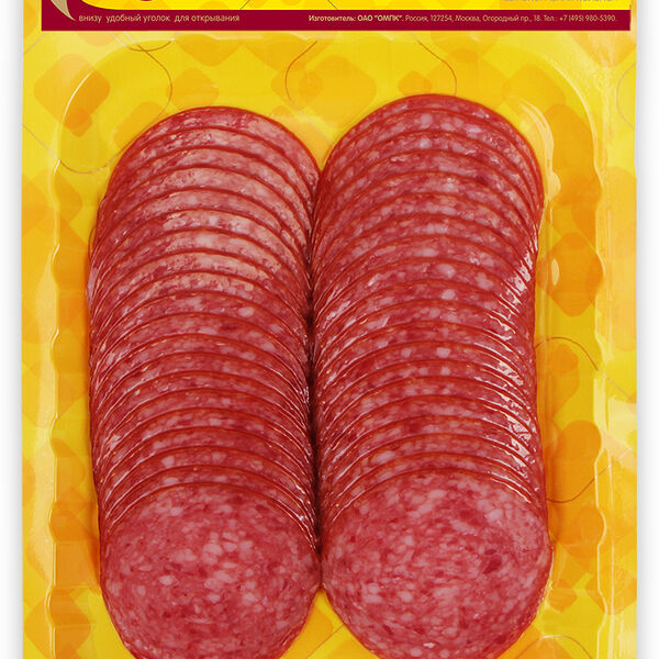 Колбаса сырокопченая Останкино Салями мелкозерненная