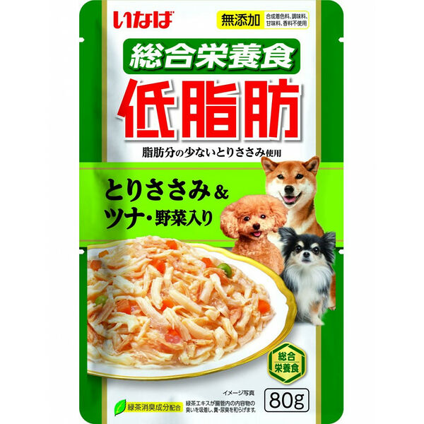 Влажный корм для собак Inaba Teishibo куриное филе с тунцом и овощами в желе