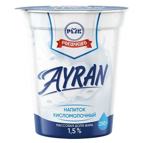 Напиток кисломолочный Ayran 1,5% 250г