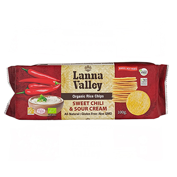 

Чипсы Lanna Valley рисовые со вкусом сладкого чили и сметаны 100 г