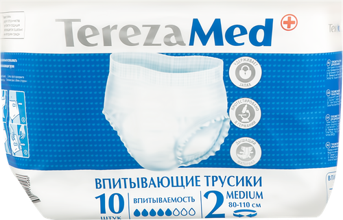 

Трусы-подгузники TerezaMed для взрослых размер M 75-110 см 10 шт.