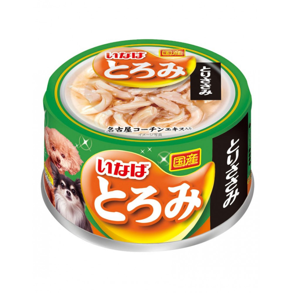 

Корм влажный для собак Inaba Toromi Куриное филе в бульоне 80 г упаковка в ассортименте