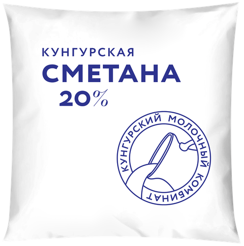 

Сметана Кунгурский молочный комбинат 20% 400 г