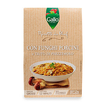 Ризотто с белыми грибами Gallo 175 г, Италия