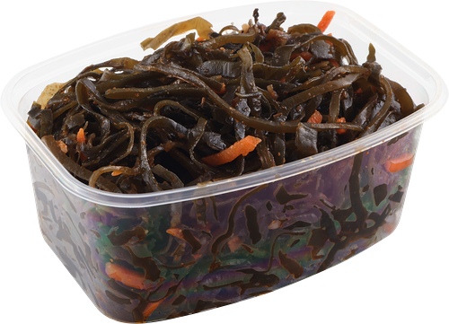 Салат  корейский острый из морской капусты с морковью вес 