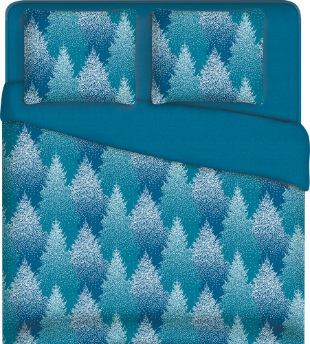 

Комплект постельного белья 2-спальный HOMECLUB Ice Melody, сатин