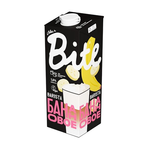 Напиток овсяный ультрапастеризованный Take a Bite Бариста Банановый