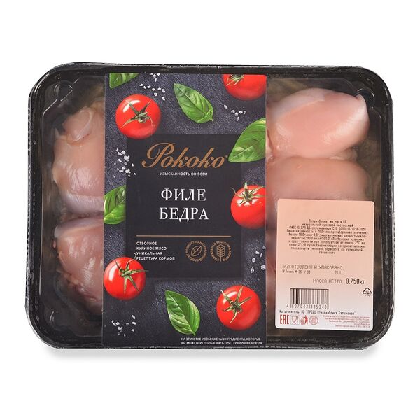 Филе бедра цыпленка-бройлера Рококо, 800г