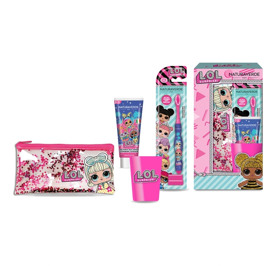 

Набор подарочный L.o.l. Surprise для ухода за полостью рта, Naturaverde Kids, Италия