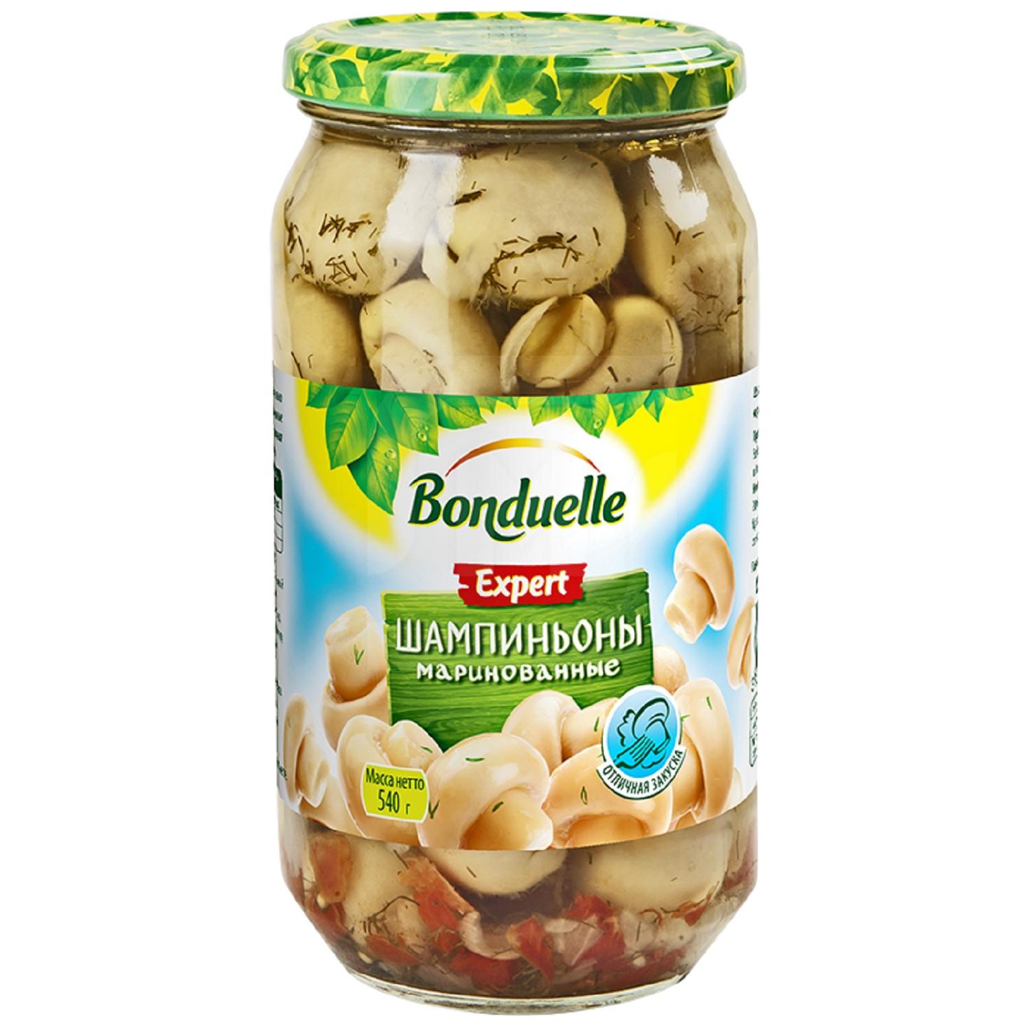 

Шампиньоны Bonduelle Expert маринованные