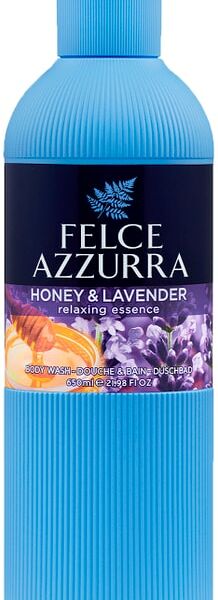 Гель для ванны и душа Felce Azzurra Расслабляющий аромат Мед и Лаванда 650мл
