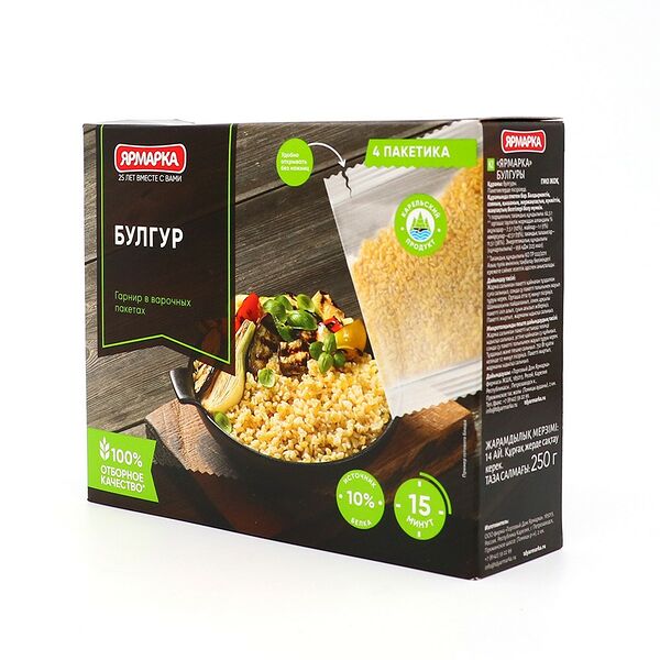 Булгур ЯРМАРКА ОТБОРНАЯ вес 4x62,5г Турция