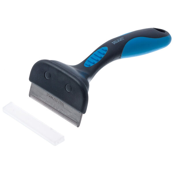 Дешеддер DeLIGHT средний 65 зубьев для удаления отмершего подшерстка