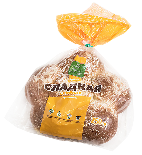 

Булка сдобная Родные просторы сладкая 250 г