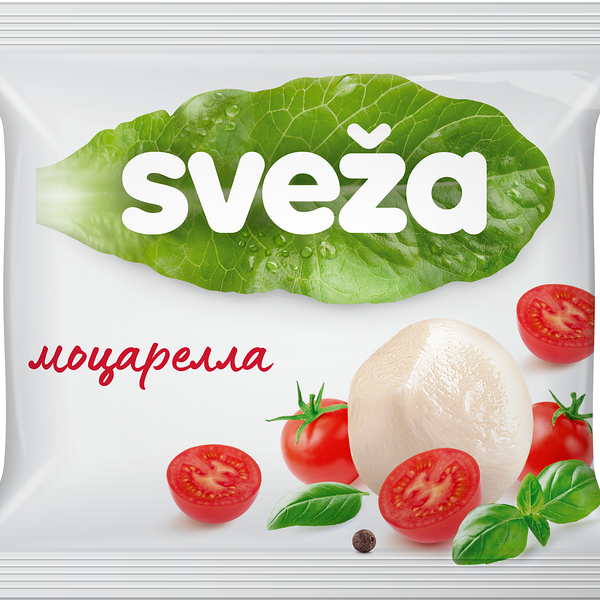 Сыр рассольный Савушкин Sveza Моцарелла 45% БЗМЖ 100 г
