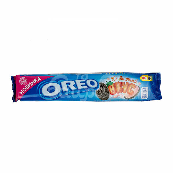 Печенье Oreo 95гр с Какао Начинка со Вкусом клубники