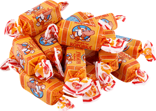 

Конфеты Рот Фронт Коровка неглазированные вес