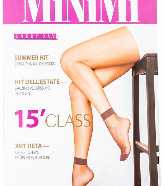 Носки Minimi Class 15 ден 2 пары в ассортименте
