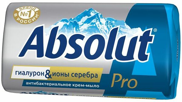 Крем-мыло Absolut Pro антибактериальное серебро+гиалурон