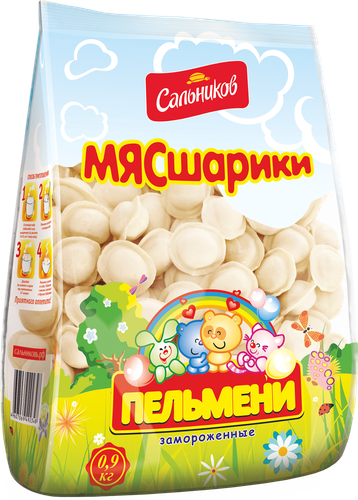 

Пельмени Сальников Мясные шарики 900 г