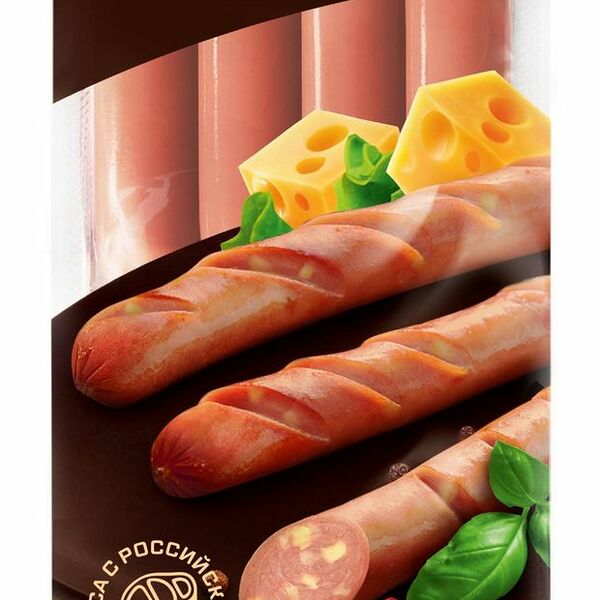 Сосиски Стародворье Сочинки по-баварски с сыром, 400г