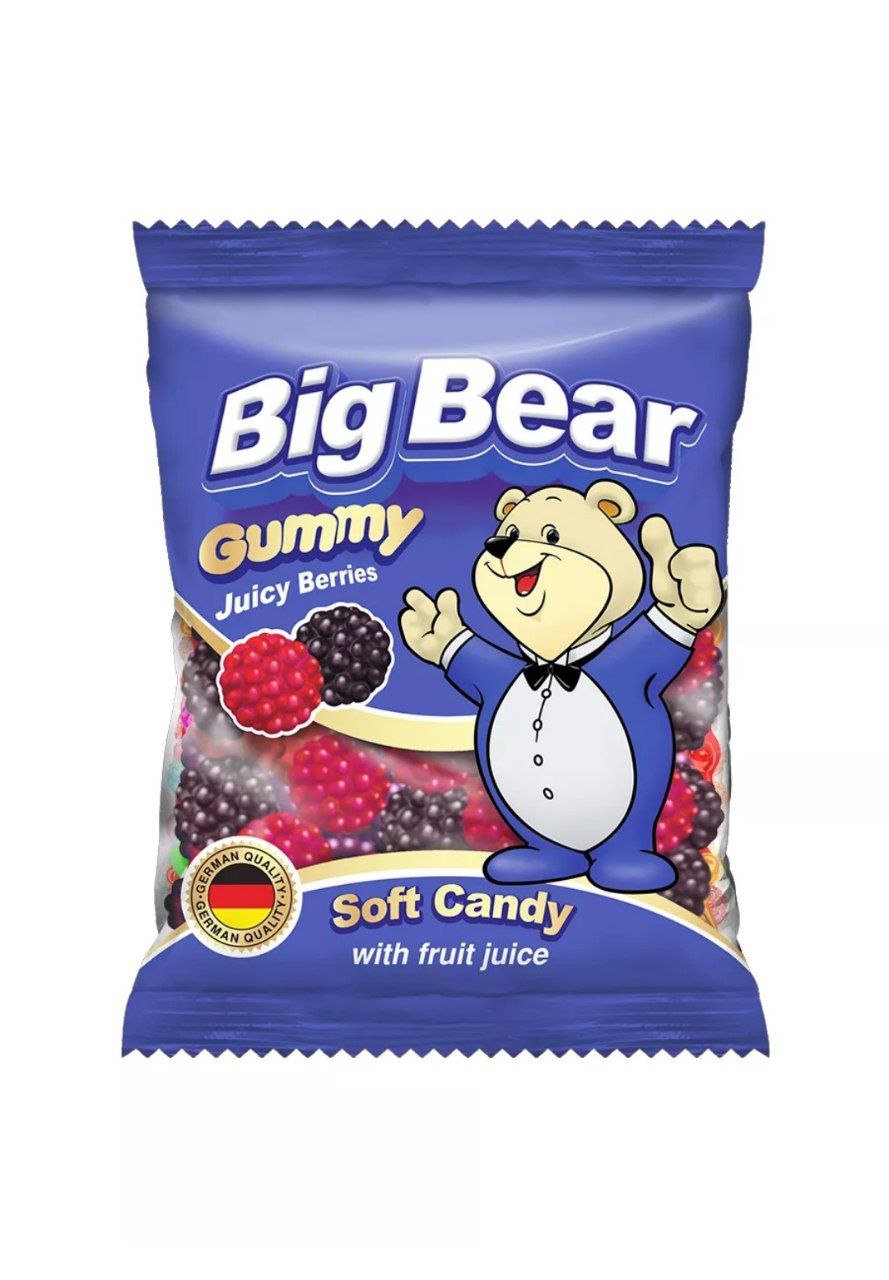 

Мармелад жевательный Big Bear Сочные ягоды 80 г