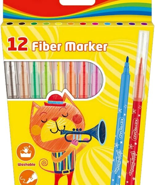 Набор фломастеров Keyroad 12шт