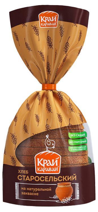 

Хлеб Край Каравай Старосельский в нарезке 400 г