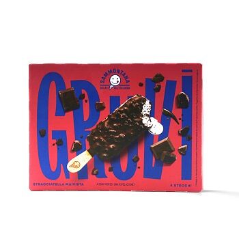 Десерт замороженный Sammontana Итальянское мороженое Груви (Страчателла) 240 г, Италия