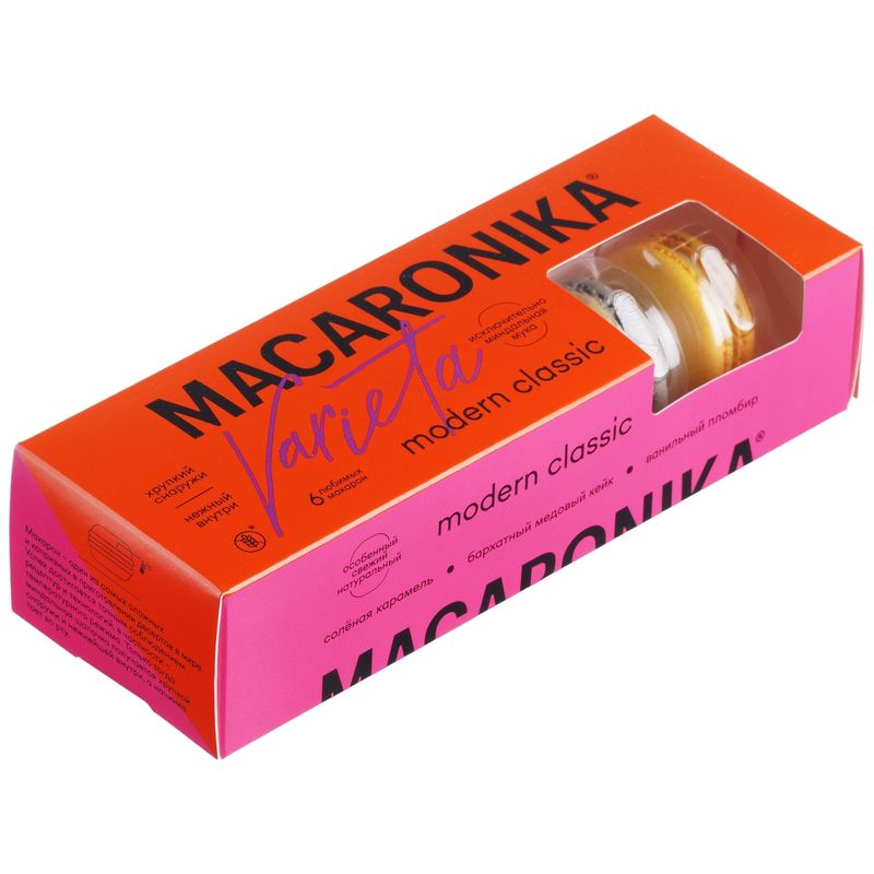 

Набор пирожных Macaronika Макарон классик 96 г