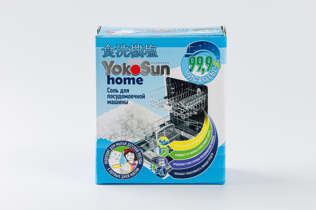 

Соль для посудомоечной машины YokoSun 1 кг дизайн упаковки в ассортименте