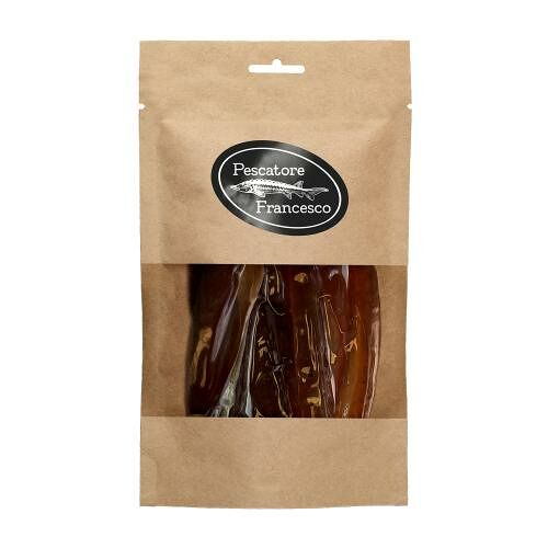 Соломка Pescatore Francesco из карася/красноперка с перцем вяленая, 40г