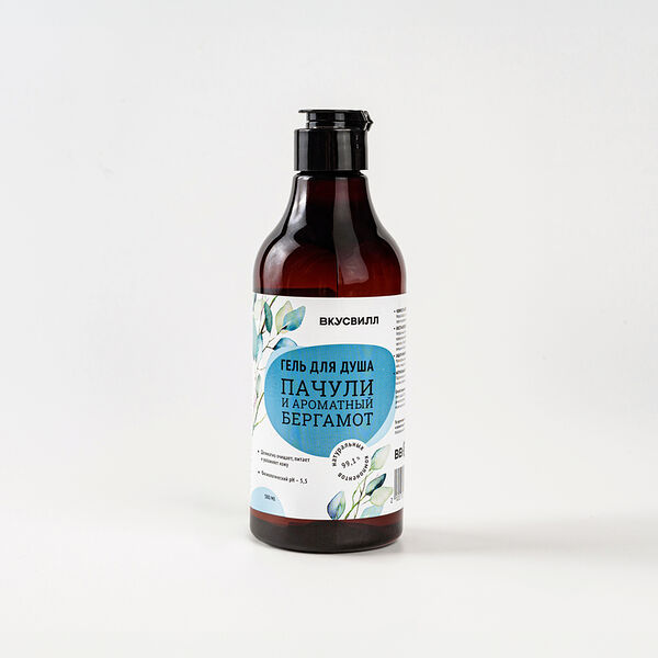 Гель для душа Пачули и ароматный бергамот, 380 мл
