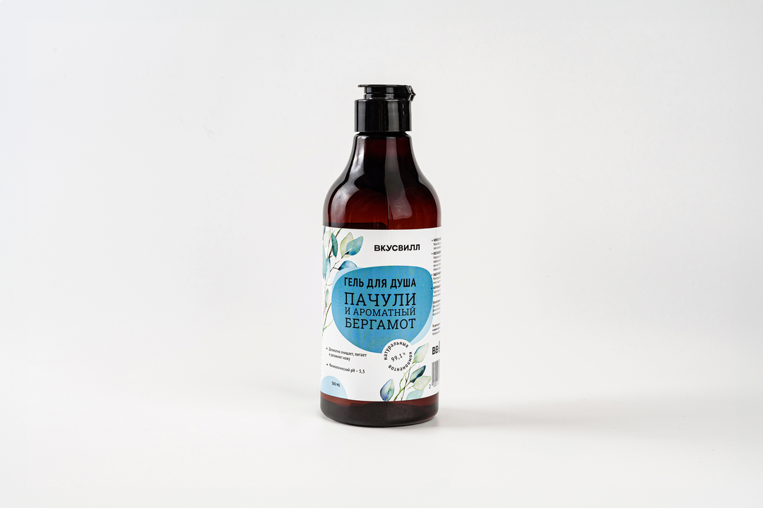 

Гель для душа ВкусВилл Пачули и ароматный бергамот, 380 мл